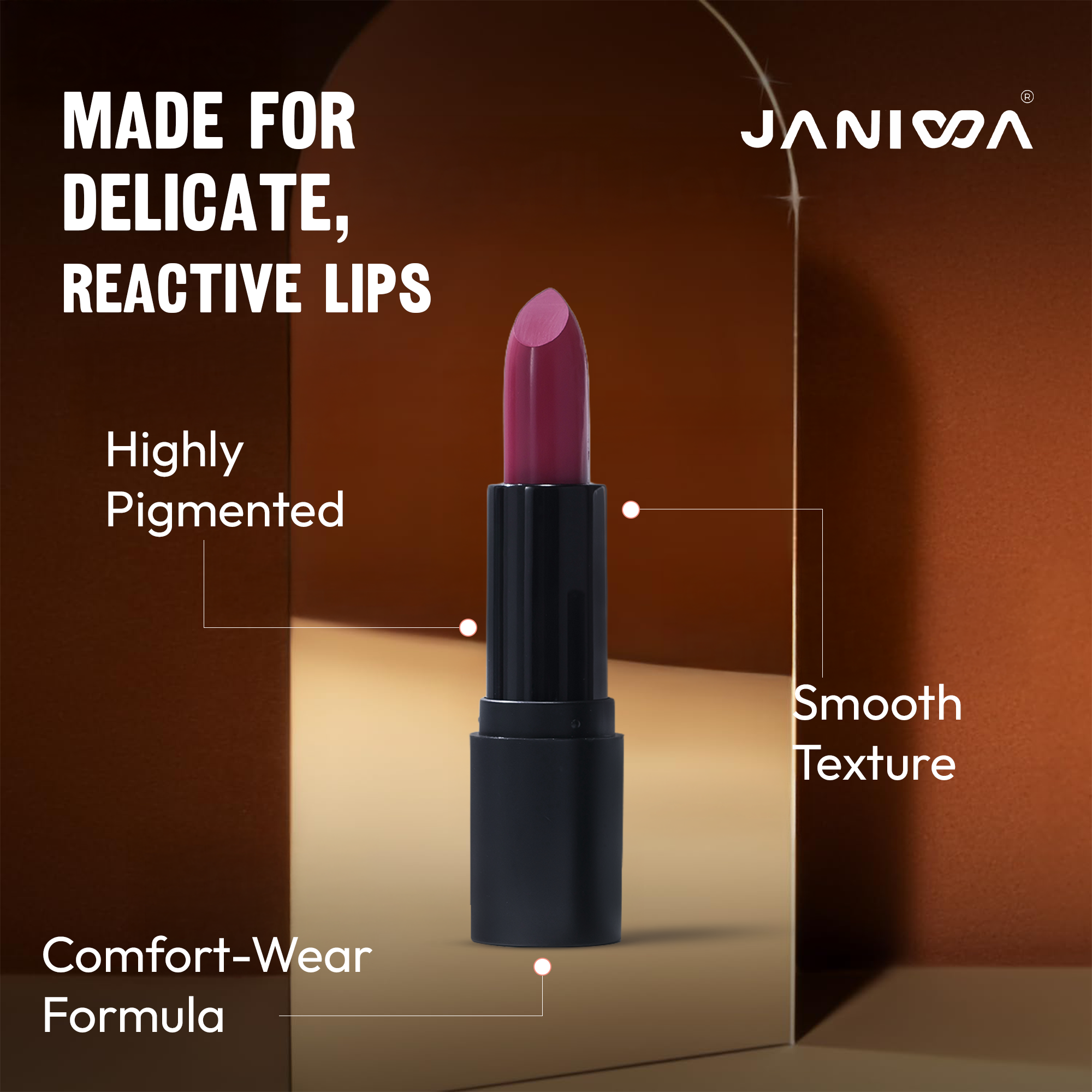 Janiwa Vegan Velvet Mist Matte Lipstick