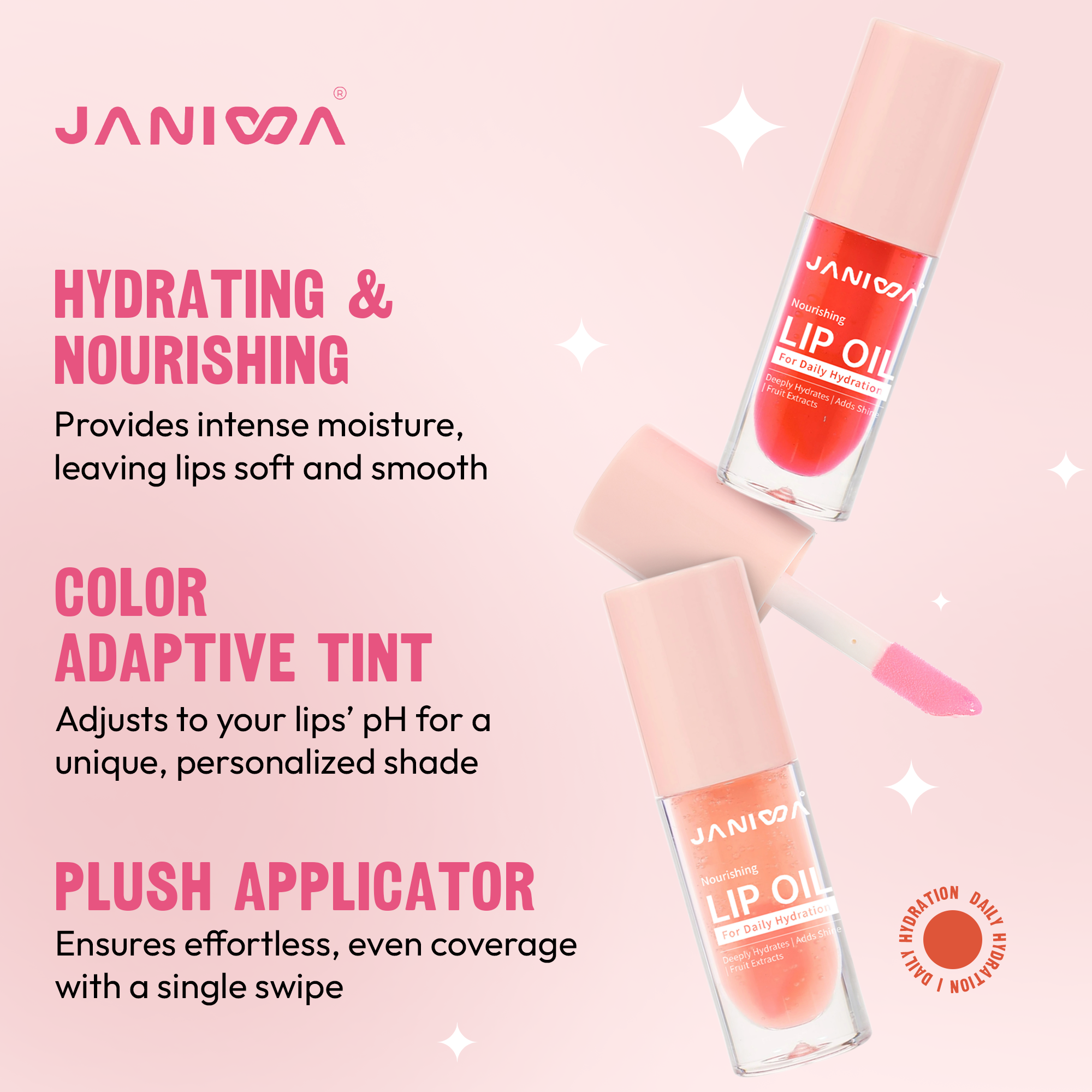 JANIWA Vegan Fruit Hydrating Lip Oil