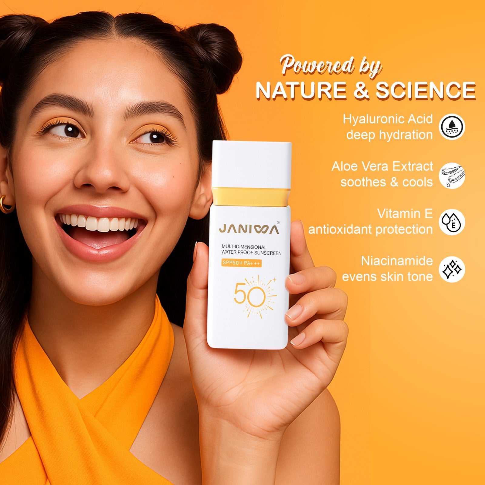 Janiwa Hydra-Shield Sunscreen SPF 50+ PA+++ - 30 g