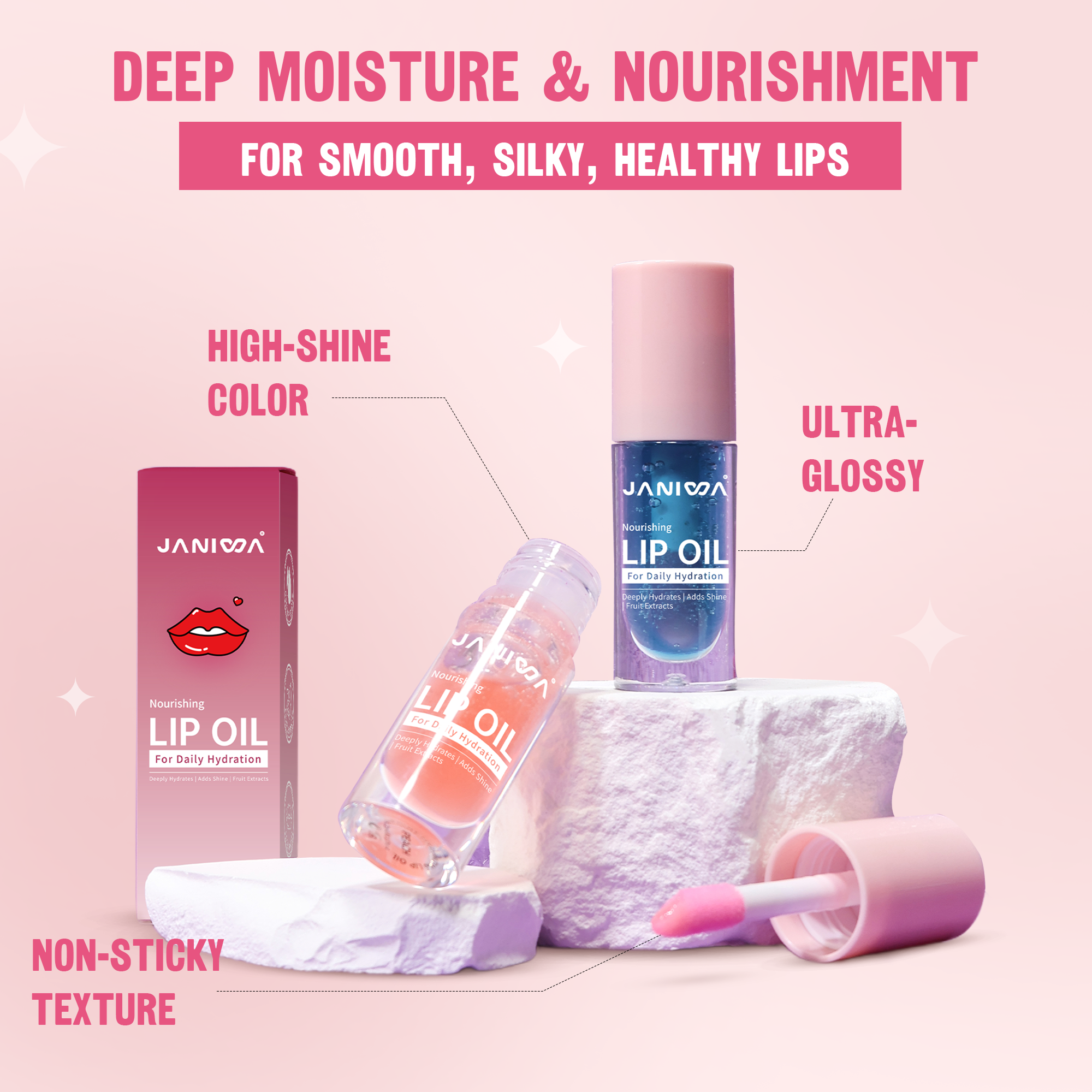 JANIWA Vegan Fruit Hydrating Lip Oil