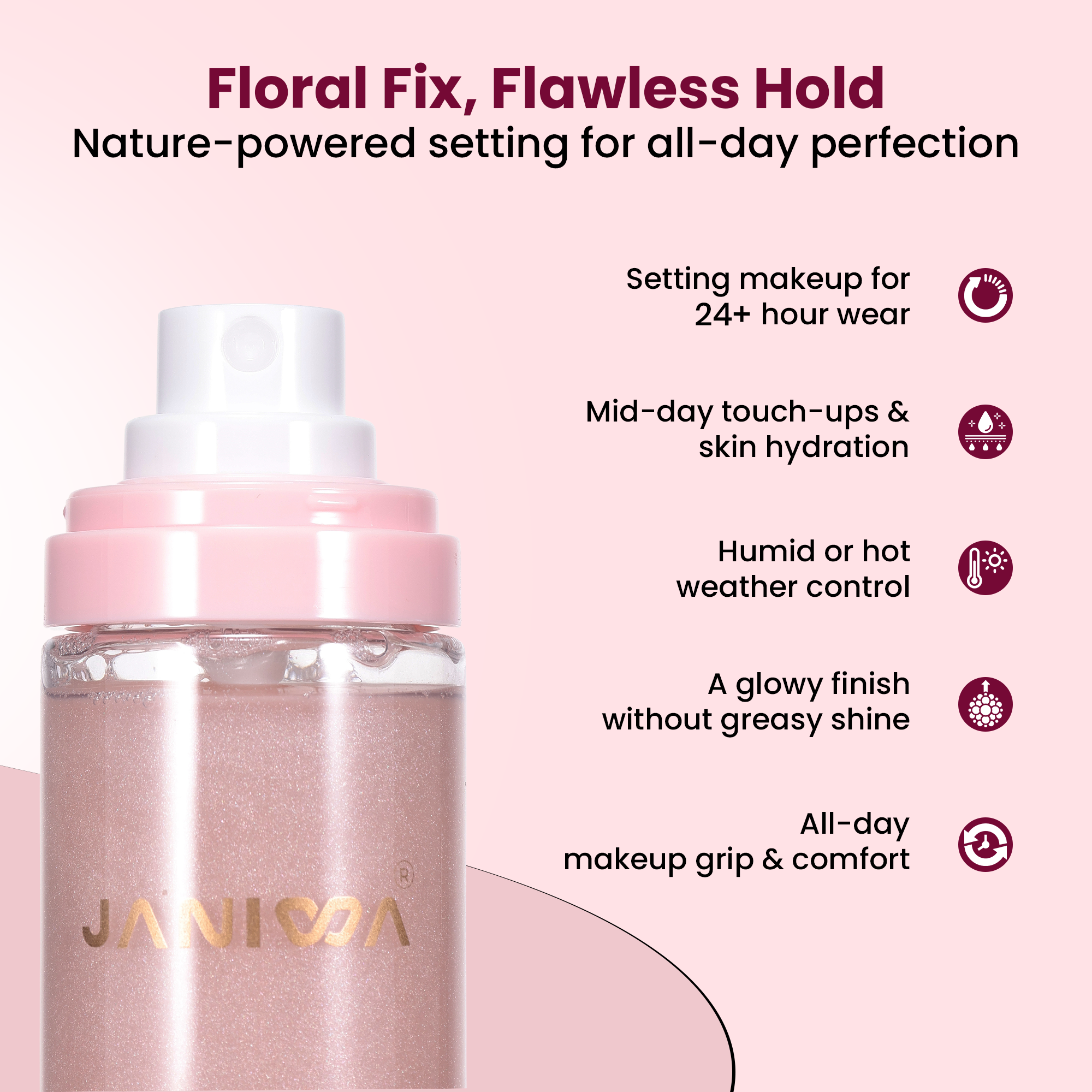 Janiwa Vegan Makeup Setting Spray - 110 ml