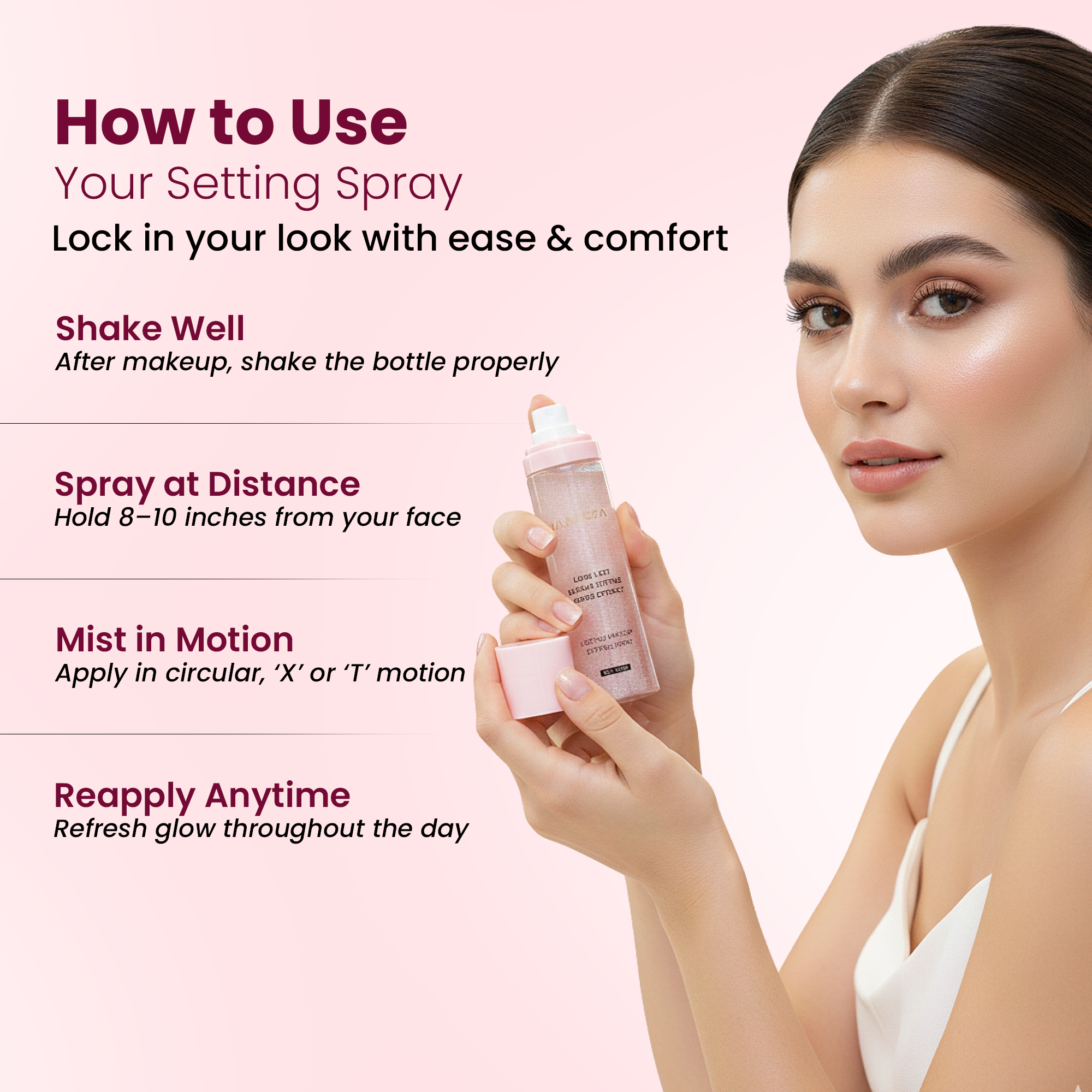 Janiwa Vegan Makeup Setting Spray - 110 ml