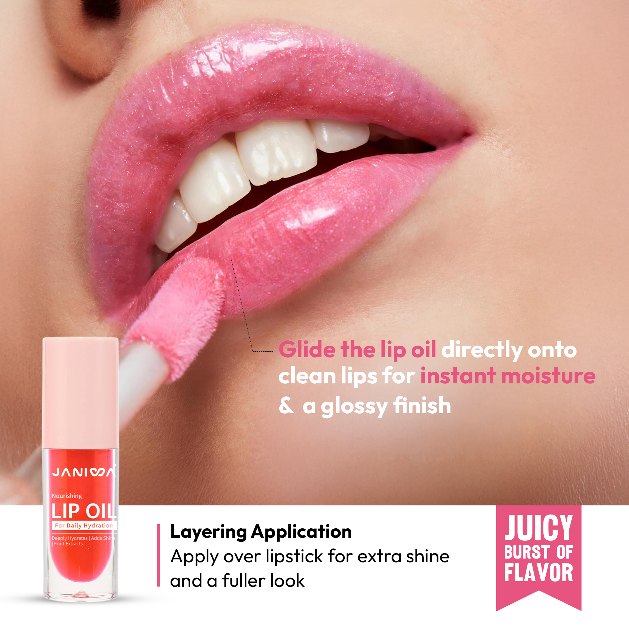 JANIWA Vegan Fruit Hydrating Lip Oil
