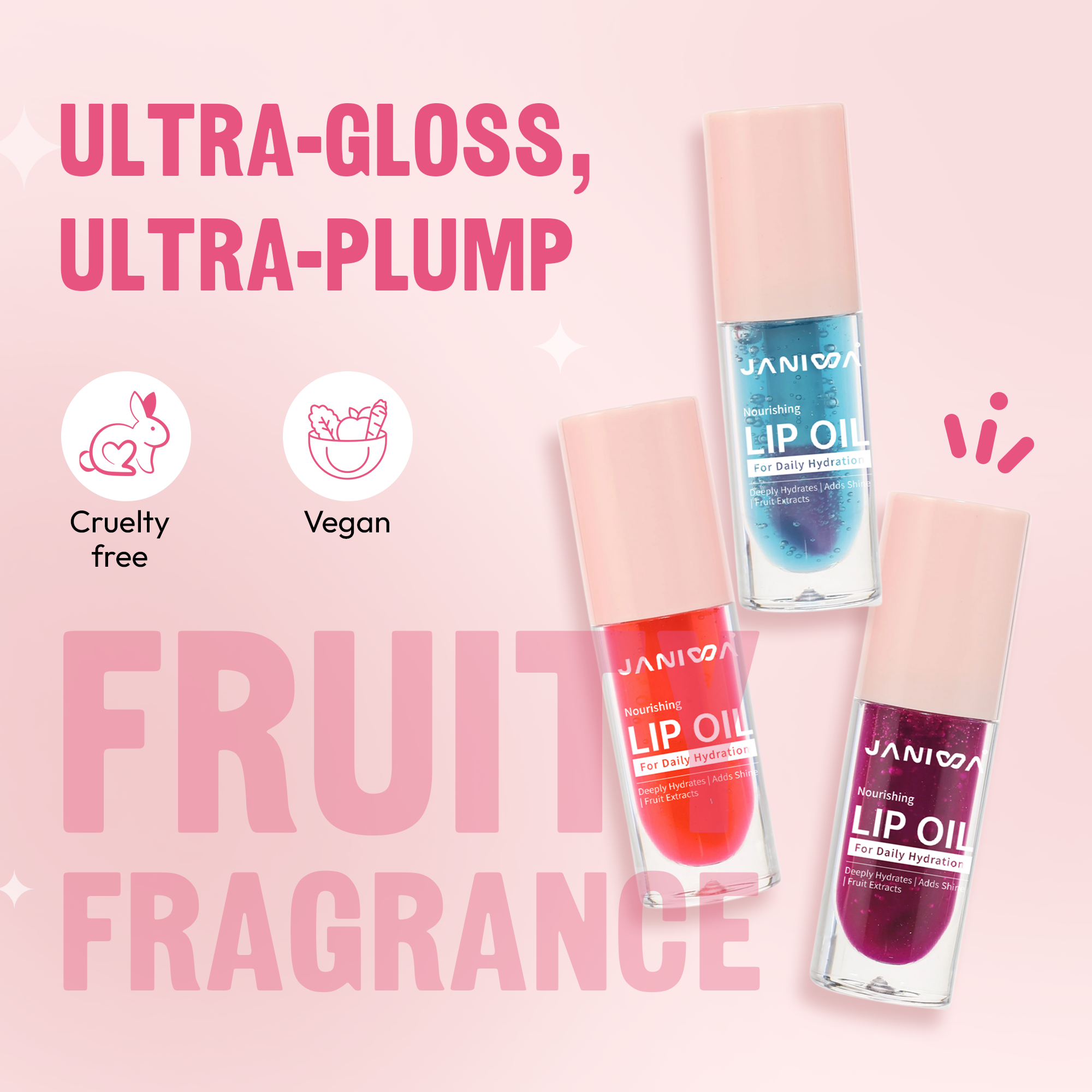 JANIWA Vegan Fruit Hydrating Lip Oil