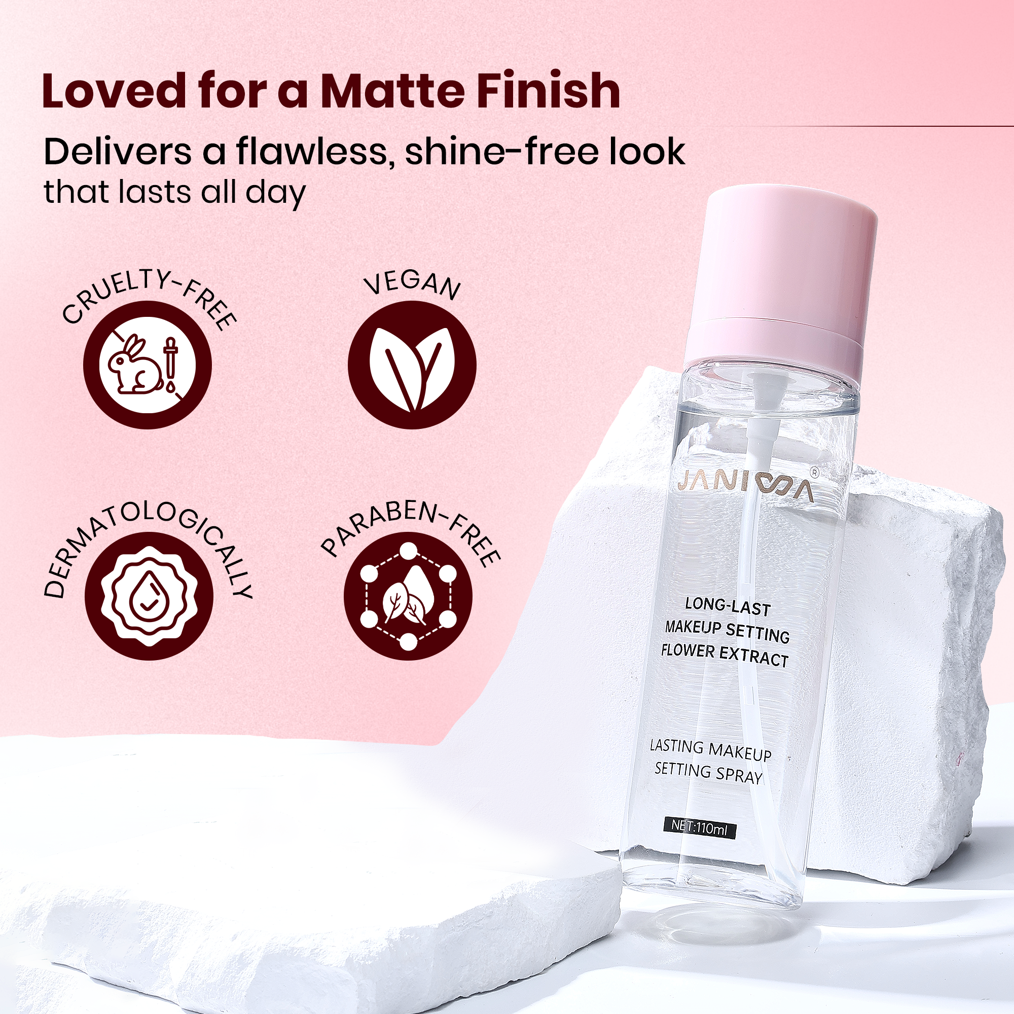 Janiwa Vegan Makeup Setting Spray - 110 ml