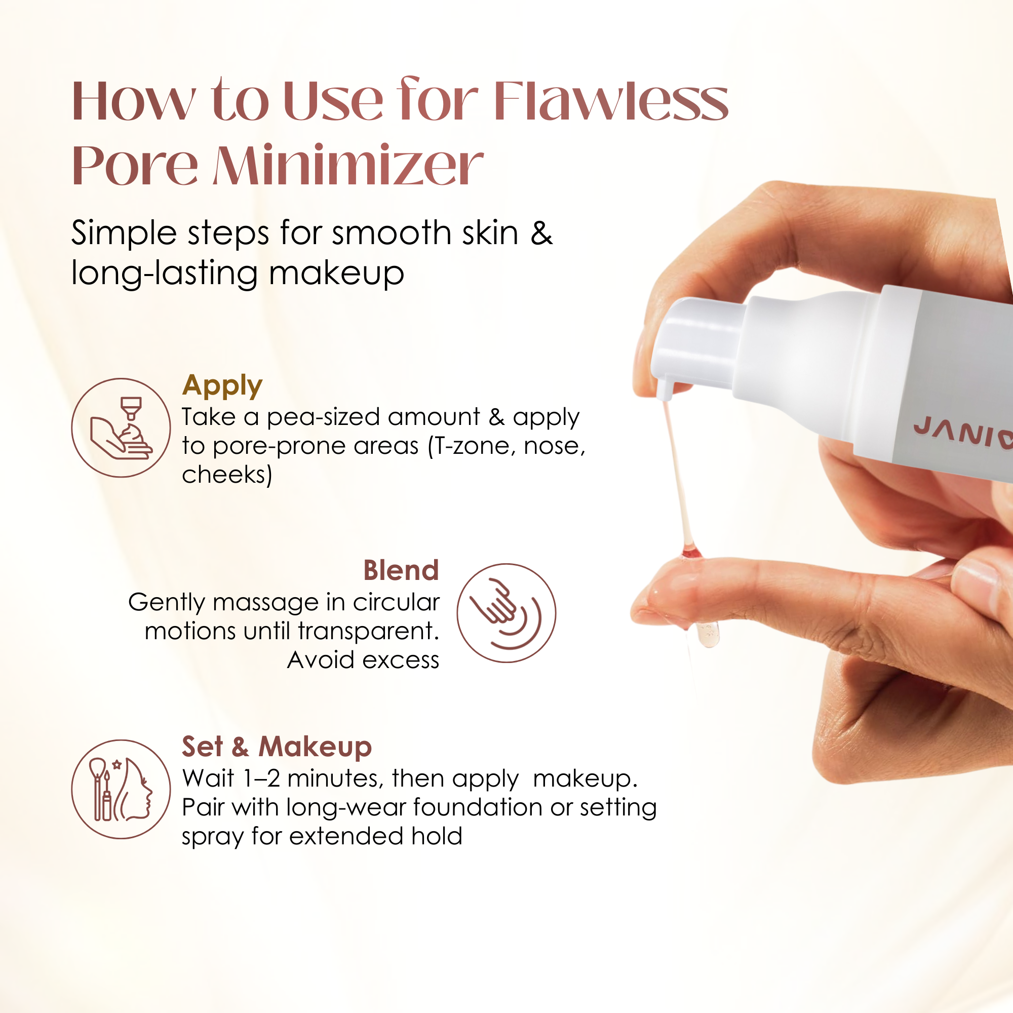 Janiwa Invisible Pore Minimizer Primer - 18 ml