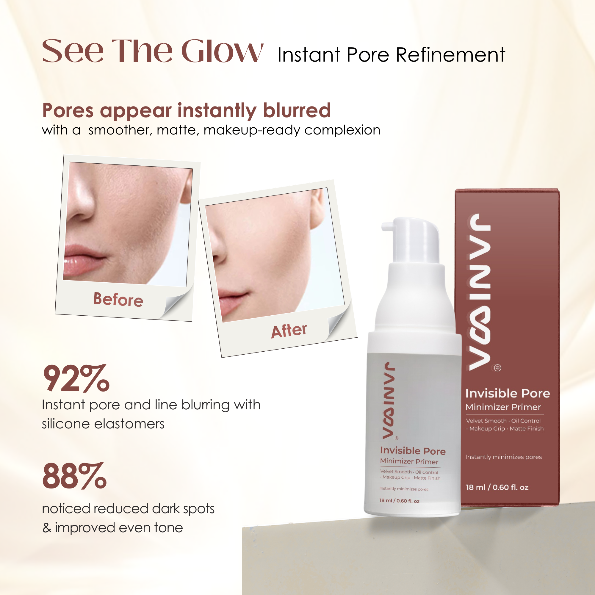 Janiwa Invisible Pore Minimizer Primer - 18 ml