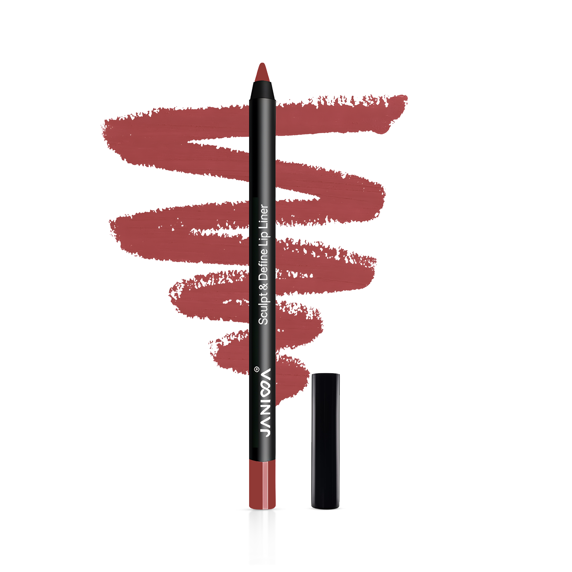 JANIWA Sculpt & Define Lip Liner | 3-in-1 Lip Crayon - Line, Fill & Shape