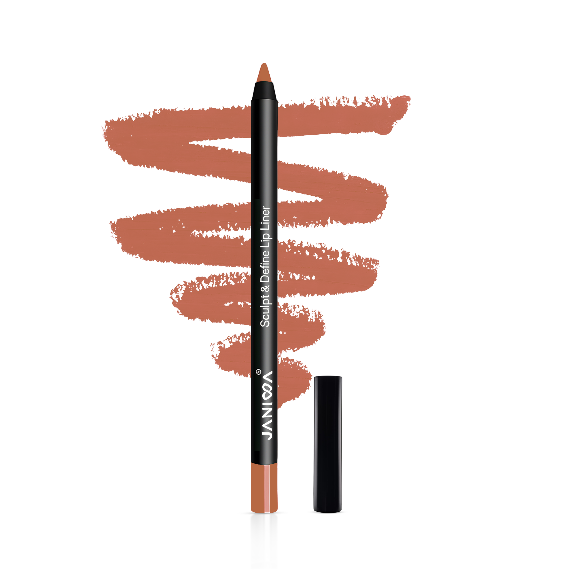 JANIWA Sculpt & Define Lip Liner | 3-in-1 Lip Crayon - Line, Fill & Shape