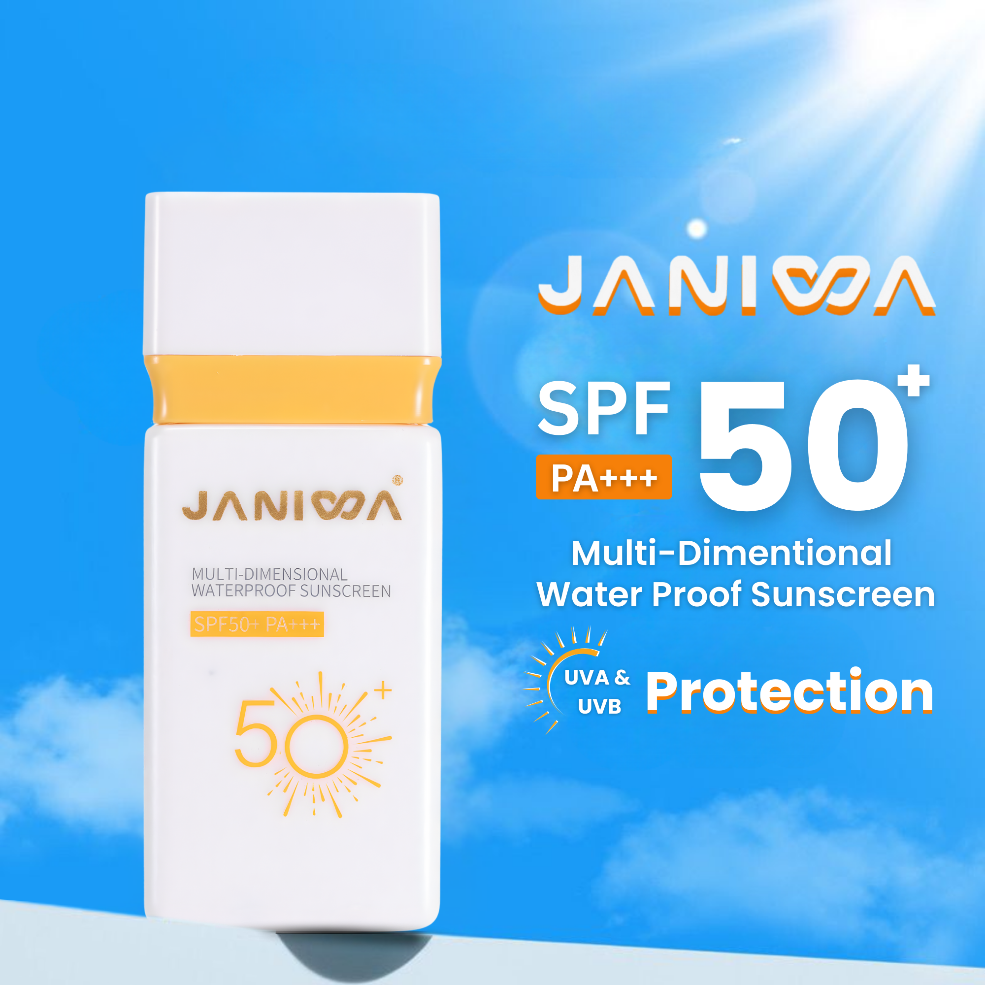 Janiwa Hydra-Shield Sunscreen SPF 50+ PA+++ - 30 g