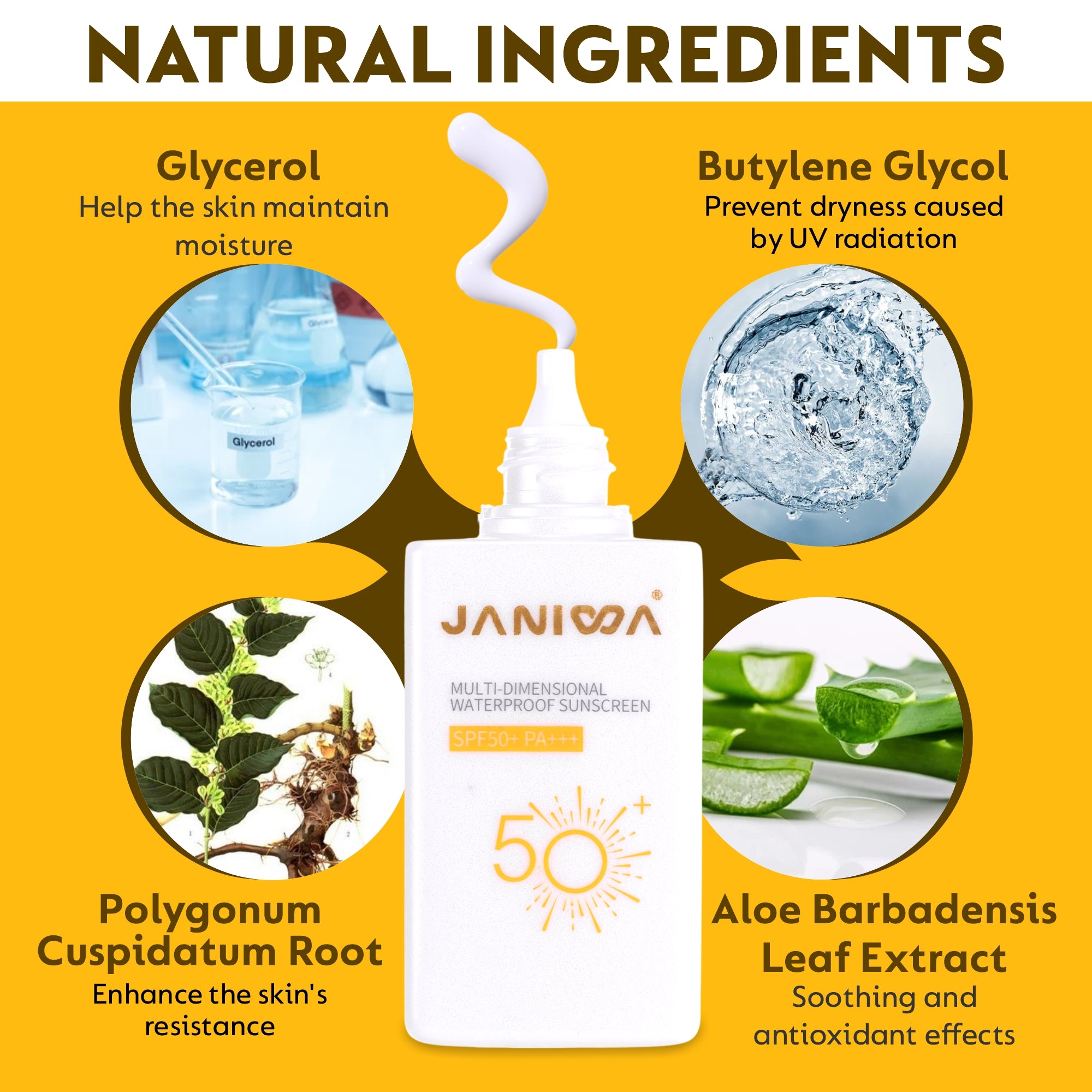 Janiwa Hydra-Shield Sunscreen SPF 50+ PA+++ - 30 g