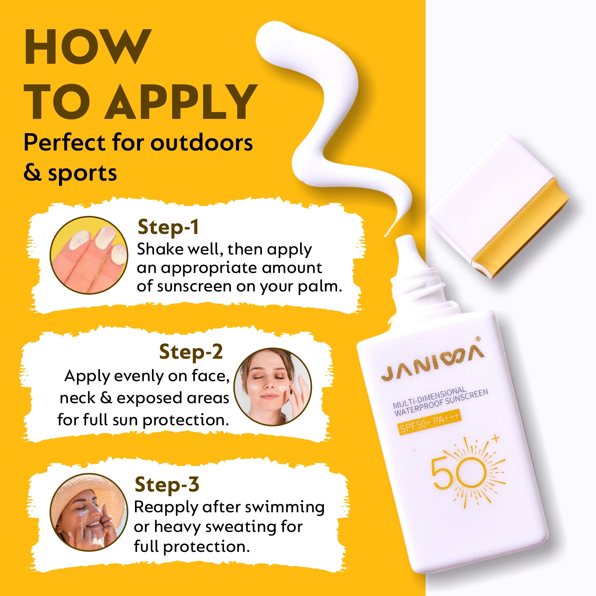 Janiwa Hydra-Shield Sunscreen SPF 50+ PA+++ - 30 g