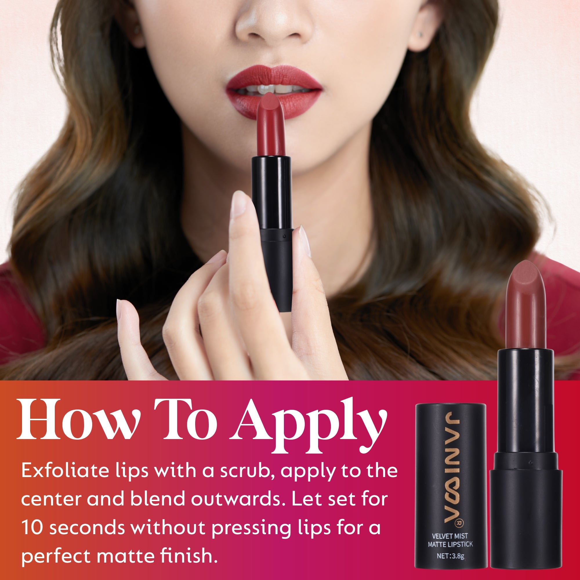 Janiwa Vegan Velvet Mist Matte Lipstick